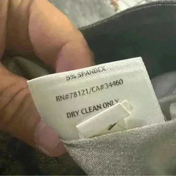 Eileen Fisher Women’s Petite Small Silver Gray Linen Front Flap Mini Skirt - Picture 7 of 9